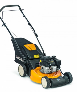 Lm1 ap46 cub cadet χλοοκοπτικη βενζικοκινητη ωθουμενη 46cm, cc ohv35, 79cm³, 1,5kw/2.800min-1, κεντρική ρύθμιση ύψους κοπής, ρόδες με ρουλεμάν, καλάθι 60lt, ρακόρ πλύσης, 28kg 
