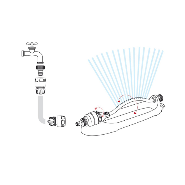 Ποτιστικη βενταλια "comet", κρεμαστη