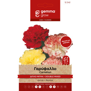 Carnation double mix seed envelope gemma