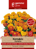 Gemma Σποροι hortus φακελα κατηφες διπλος κιτρινος 25 cm