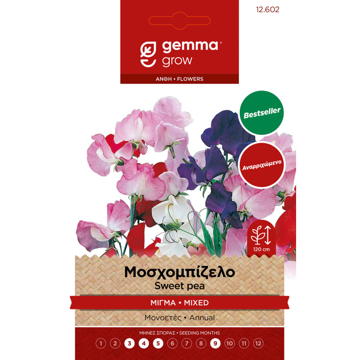 Gemma Μοσχομπιζελο αναρ/μενο μιγμα σποροι φακελος 