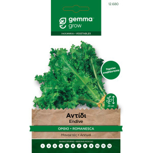 Gemma Αντιδι κατσαρο ορθιο σποροι romanesca da taglio φακελος 