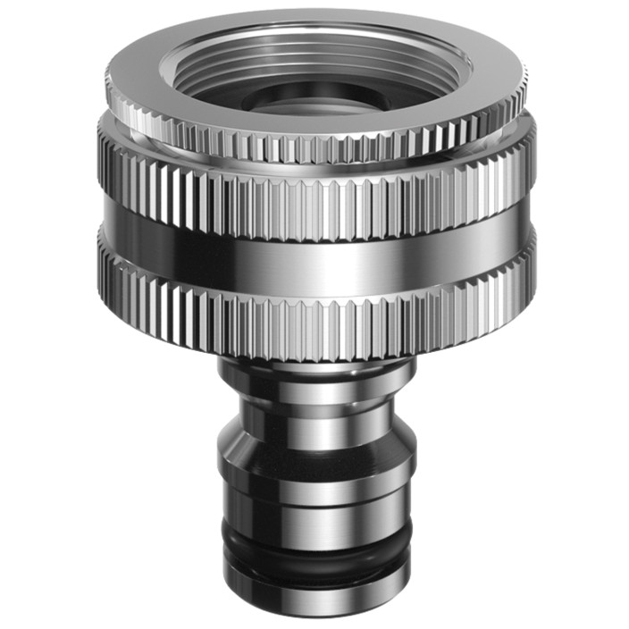 Claber metal range μεταλλικό ρακόρ βρύσης 1" με συστολή 3/4"