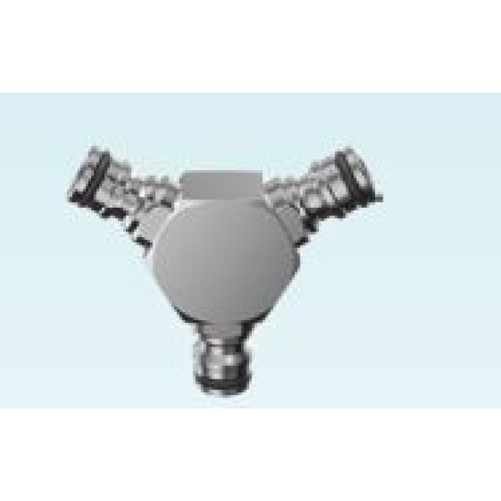 Claber  μεταλλικός τριπλός διακλαδωτής αρσενικός 