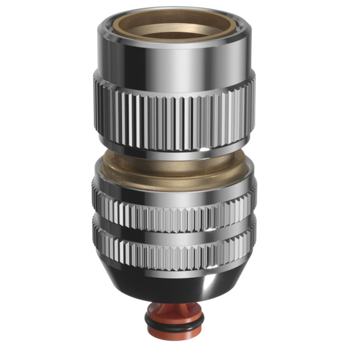 Claber metal range μεταλλικός ταχυσύνδεσμος 6 σφαιρών 1/2"-5/8" με stop