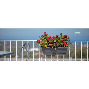 Vasar Ζαρντινιερα κρεμαστη kit grippo (με πιατο και στηριγματα)