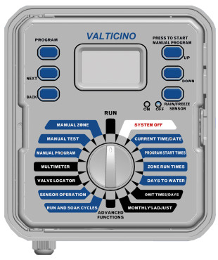 Valticino προγραμματιστής άρδευσης zr-o-pro 2400 outdoor