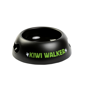 Kiwi walker travel bowl - black/green