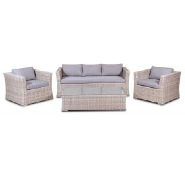 Lilly καθιστικό σέτ rattan σέτ 4 τεμαχίων με αλουμίνιο σκελετό Lilly καθιστικό σέτ rattan σέτ 4 τεμαχίων με αλουμίνιο σκελετό