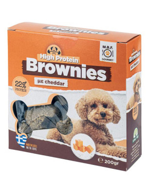 Mbf brownies για σκύλους 200gr cheddar 