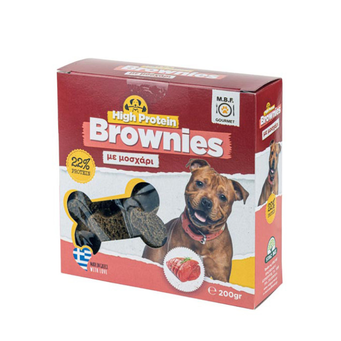Mbf brownies για σκύλους 200gr μοσχάρι 