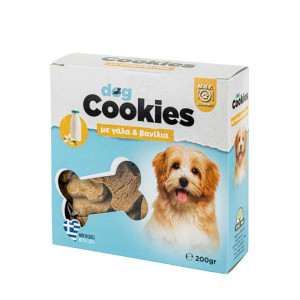 Mbf cookies for dogs 200gr milk and vanilla