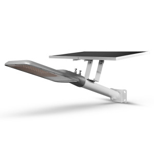 ΗΛΙΑΚΟ ΦΩΤΙΣΤΙΚΟ ΔΡΟΜΟΥ LED 100W, ΑΔΙΑΒΡΟΧΟ ΜΕ ΦΩΤΟΒΟΛΤΑΪΚΟ ΠΑΝΕΛ 5V/30W