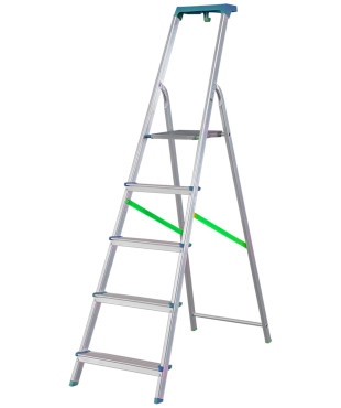 ΣΚΑΛΑ ΑΛΟΥΜΙΝΙΟΥ 5+1 ΣΚΑΛΙΑ ΜΕ ΘΗΚΗ ΕΡΓΑΛΕΙΩΝ