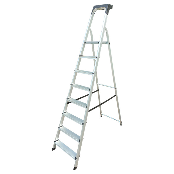 ΣΚΑΛΑ ΑΛΟΥΜΙΝΙΟΥ 7+1 ΣΚΑΛΙΑ ΜΕ ΘΗΚΗ ΕΡΓΑΛΕΙΩΝ