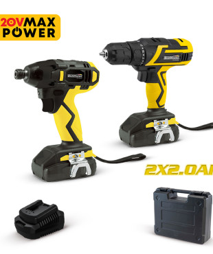 ΔΡΑΠΑΝΟΚΑΤΣΑΒΙΔΟ ΚΡΟΥΣΤΙΚΟ 20V, Li-Ion, 30Nm, 2 ΤΑΧΥΤΗΤΕΣ - ΠΑΛΜΙΚΟ ΚΑΤΣΑΒΙΔΙ 20V, Li-Ion,220Nm, 2x2