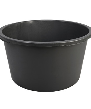 ΚΟΥΒΑΣ ΟΙΚΟΔΟΜΗΣ 40LT, ΣΤΡΟΓΓΥΛΟΣ ΜΕ ΔΟΣΟΜΕΤΡΗΤΗ,ΜΑΥΡΟΣ