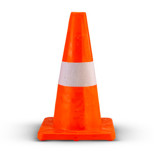 ΚΩΝΟΣ ΟΔΙΚΗΣ ΣΗΜΑΝΣΗΣ PVC, ΥΨΟΣ 45cm