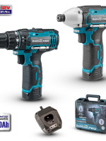 ΔΡΑΠΑΝ/ΒΙΔΟ 12V+ΠΑΛΜΙΚΟ 12V+2 ΜΠΑΤΑΡΙΕΣ 1.3ΑΗ, 2ΑΗ+ΒΑΛΙΤΣΑ ΜΕ ΕΞΑΡΤΗΜΑΤΑ ΣΕΤ