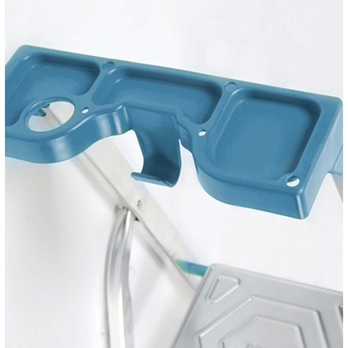 ΣΚΑΛΑ ΑΛΟΥΜΙΝΙΟΥ 5+1 ΣΚΑΛΙΑ ΜΕ ΘΗΚΗ ΕΡΓΑΛΕΙΩΝ