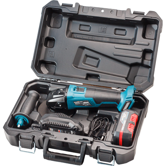 ΓΩΝΙΑΚΟΣ ΤΡΟΧΟΣ BRUSHLESS 20V 125ΜΜ & ΜΠΑΤΑΡΙΑ 4Ah