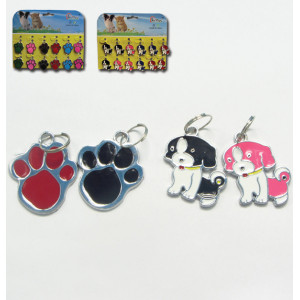 Ταυτότητα μενταγιόν κατοικιδίων πράσινη πατούσα 