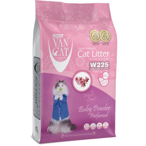 Van cat άμμος γάτας αρωματική baby powder clumbing 10kg