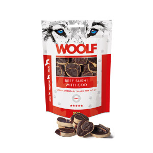 Woolf sushi βοδινού και ψαριού 100gr