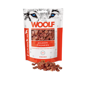 Woolf γευστικές μπουκιές σολωμού 100gr