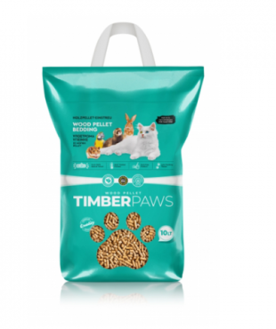  Wood Pellet Γάτας και Μικρών Ζώων TimberPaws 10lt