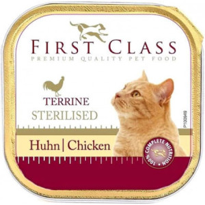 First Class Cat Sterilized Chicken Disk 100gr