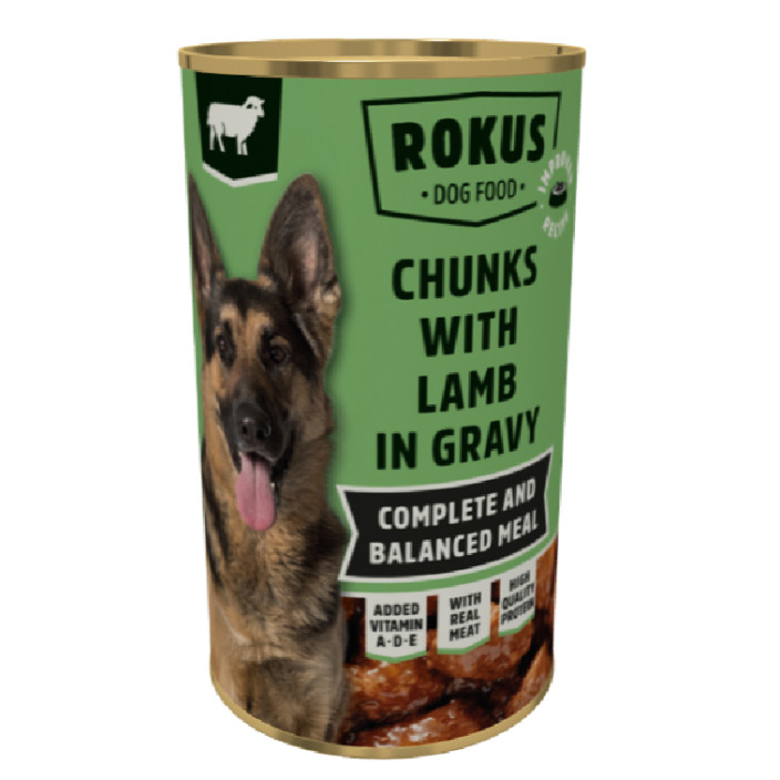 Rokus dog 1240gr lamb