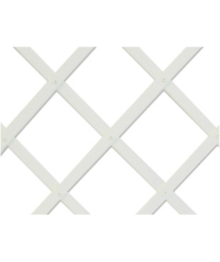 Nortene Croisikit Διακοσμητικός Φράχτης Αναρρίχησης Φυτών 0.5m X 1.5m Λευκό PVC